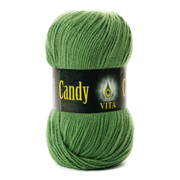 Пряжа Канди (Candy Vita), 100 г / 178 м 2538 трава ИМ