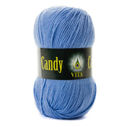 Пряжа Канди (Candy Vita), 100 г / 178 м 2540 темно-голубой ИМ