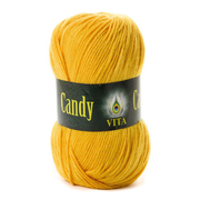 Пряжа Канди (Candy Vita), 100 г / 178 м 2541 желтый ИМ