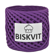 Пряжа Бисквит (Biskvit) (ленточная пряжа) виноград