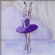 Набор для вышивания лентами Woman-Hobby ВЛБС 0002 «Серия Балерины» 13,5*13,5 см