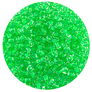 Бисер Астра (уп. 20 г) №0135 зеленый с цветным центром