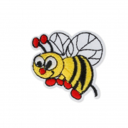 Термоаппликация №1296 «Пчелка» (9) 4*4 см