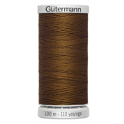 Нитки п/э Гутерман GUTERMAN №100 100 м суперпрочная 724033 №696 т. коричневый*