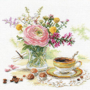 Набор для вышивания Алиса 5-18 «Утренний кофе» 26*15 см