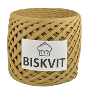 Пряжа Бисквит (Biskvit) (ленточная пряжа) имбирь