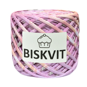 Пряжа Бисквит (Biskvit) (ленточная пряжа) пион
