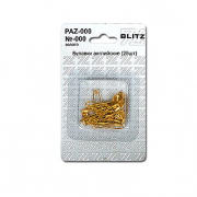 Булавки англ. «Блитц» №01 32 мм (уп. 25 шт. в блистере) золото