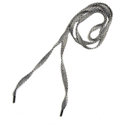 Шнурки  арт.162-П  6 мм 100 см №24 серый/белый