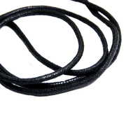 Шнурки вощеные 3 мм  100 см чёрный
