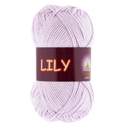 Пряжа Лили (Lily Vita Cotton), 50 г / 125 м, 1614 св. пыльная сирень ИМ