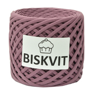 Пряжа Бисквит (Biskvit) (ленточная пряжа) черничный мусс