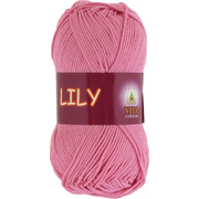 Пряжа Лили (Lily Vita Cotton), 50 г / 125 м, 1621 розовый