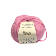 Пряжа Бэби Вул XL (Baby Wool XLGazzal ), 50 г / 100 м  831 розовый