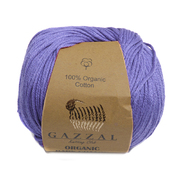 Пряжа Органик бэби коттон (Organik baby cotton Gazzal ), 50 г / 115 м  428 т.голубой