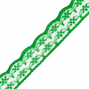 Кружево капрон  20 мм №133 (уп. 18-20 м) зелёный 24