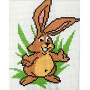 Набор для вышивания Гелиос № 05 «Крольчонок» 18*20 см