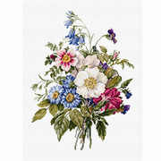 Набор для вышивания Luca-S ВU4004 «Букет летних цветов» 21*28,5 см