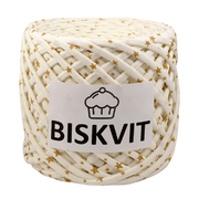 Пряжа Бисквит (Biskvit) (ленточная пряжа) голд стар