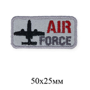 Термоаппликация №6-872 «AIR FORCE» (4б) 2,5*5 см