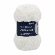 Пряжа Артемида (Astra Premium), 100 г / 60 м, 01 белый