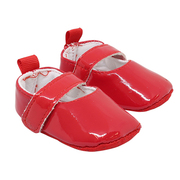 Обувь для игрушек (Туфли) 25271 7,5 см выс 3 см лак красный (пара)