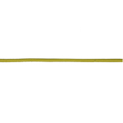 Шнур резиновый (шляпная резинка)  2.5 мм Тур. №110 жёлтый  рул. 100 м