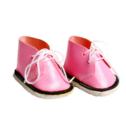 Обувь для игрушек (Ботиночки) 3495211 6,0 см  «Завязки»  пара нежно-розовый