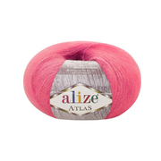 Пряжа Атлас (Alize Atlas), 49%шерсть 51%полиэстер, 50 г / 250 м 246 розовый