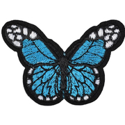 Термоаппликация TBY-2176 «Бабочка» 5*7 см голубой