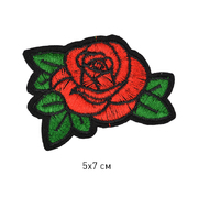 Термоаппликация TBY-2170 Роза 5*7 см красный