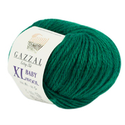 Пряжа Бэби Вул XL (Baby Wool XLGazzal ), 50 г / 100 м  814 зеленый