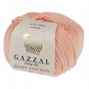 Пряжа Бэби Коттон (Baby Cotton Gazzal  50 г / 165 м 3412 абрикос