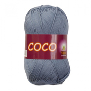 Пряжа Коко Вита (Coco Vita Cotton), 50 г / 240 м, 4331 джинсовый