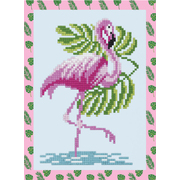 Алмазная мозаика Фрея ALVS-019 «Фламинго» 14*19.5 см