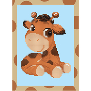 Алмазная мозаика Фрея ALVS-029 «Милый жирафик» 14*19.5 см