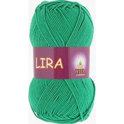 Пряжа Лира (Lira Vita Cotton), 50 г / 150 м 5027 изумрудный