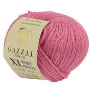 Пряжа Бэби Вул XL (Baby Wool XLGazzal ), 50 г / 100 м  828 розовый