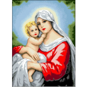Рисунок на канве Гелиос И-027 «Богоматерь с младенцем» 40*53 см