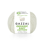Пряжа Органик бэби коттон (Organik baby cotton Gazzal ), 50 г / 115 м  436 суровый