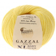 Пряжа Бэби Вул XL (Baby Wool XLGazzal ), 50 г / 100 м  833 желтый