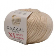 Пряжа Бэби Вул XL (Baby Wool XLGazzal ), 50 г / 100 м  839 бежевый
