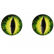 Глаза клеевые 16 мм AR 1062 (уп. 5 пар) 1-3 жёлто-зелёный 7728288