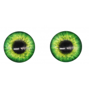 Глаза клеевые 16 мм AR 1062 (уп. 5 пар) 2-2 зелёный 7728288