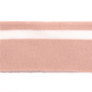Подвяз трикотажный п/эTBY73069 пыльно-розовый с белой полосой 3,5*80см