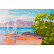 Рисунок на канве МП (24*35 см) 0697 «Морской пейзаж»