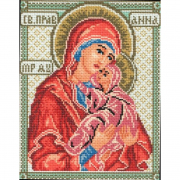 Рисунок на канве МП (24*30 см) 0814 «Св.муч. Анна»