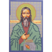 Ткань для вышивания бисером А5 КМИ-5345 «Св. Павел Таганрогский» 10*18 см