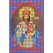 Ткань для вышивания бисером А5 КМИ-5409 «Св. Василий Великий» 10*18 см