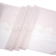 Ткань бельевая эластичная  30 см №SU -132 розовый (уп.10 м)